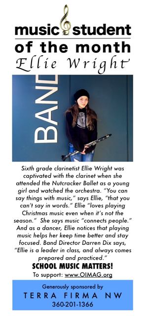 Music student of the month ad Mar 2018